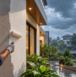 Which Exterior Paint Lasts the Longest Against Monsoon Rain?