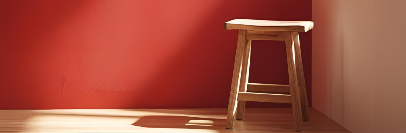 Red Colour Wall Design - Asian Paints