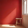 Red Colour Wall Design - Asian Paints