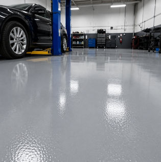 High-Durability Epoxy Floor Paint Application