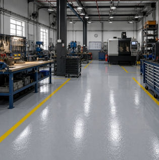 Decorative Floor Paint for Indoor Living and Utility Spaces
