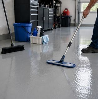Routine Cleaning and Maintenance for Painted Concrete