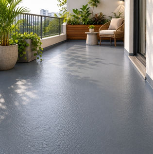 Rubberised Waterproof Concrete Floor Coating