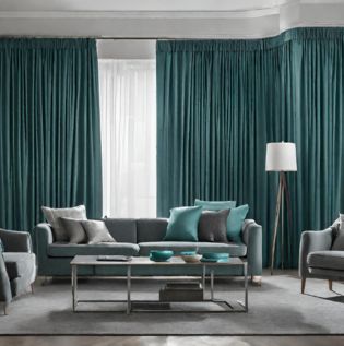 Sofa and Curtain Colour Combination - Asian Paints