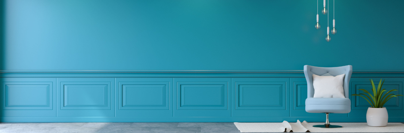 Cyan Colour Combination Ideas for Walls - Asian Paints