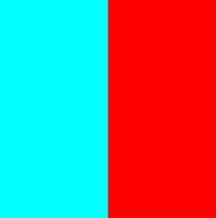 Cyan and Red Wall Colour Combination - Asian Paints