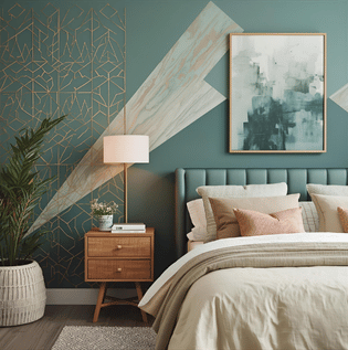 Geometric Wall Pattern Ideas for Diwali - Asian Paints