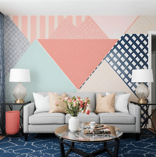 Striking Graphic Wall Patterns for Diwali - Asian Paints