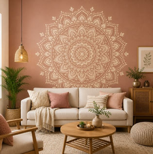 Mandala Art DIY Wall Paint Design