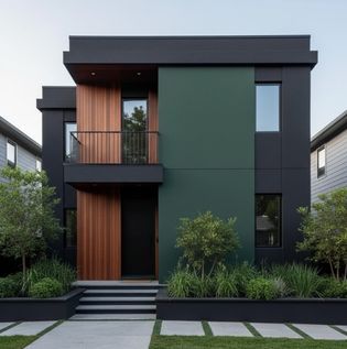 Smart Use of Dark Exterior House Colours