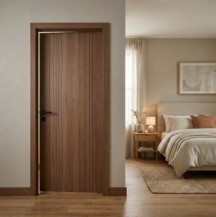 Fibre Bedroom Door Design for Calm and Comfort
