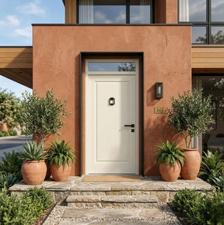 Neutral Front Door Shades That Create a Bold Impact