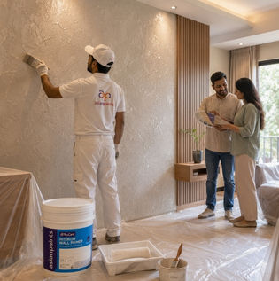 Expert Textured Wall Finishes by Asian Paints Painting Services