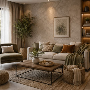 Layering Fabrics and Soft Furnishings for Depth