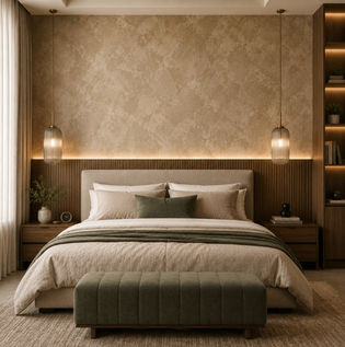 Creating Visual Texture with Smooth Decorative Paints
