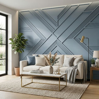 Stylish MDF Wall Panelling for Living Rooms