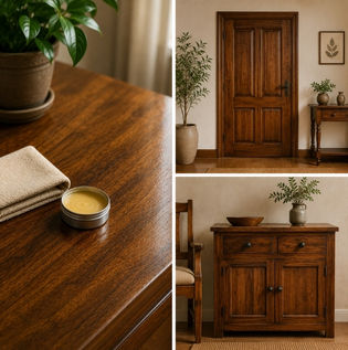 Oil-Based Wood Polish Natural Finish