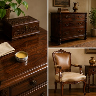 Shellac Polish for Antique Wooden Furniture