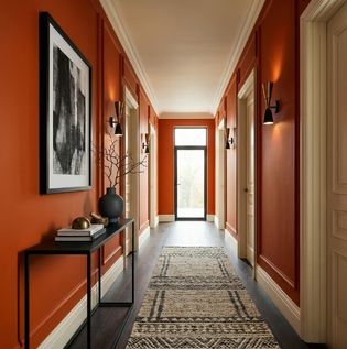 Bold Colour Ideas for Hallways
