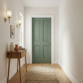 Colourful Door Design for Hallways