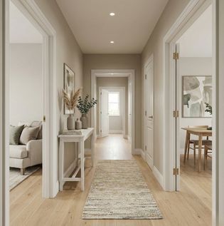 Creating Colour Flow Through the Hallway