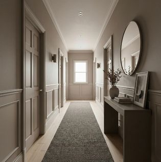 Monochromatic Hallway Colour Palette