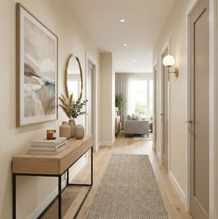 Neutral Wall Colours for a Calm Hallway