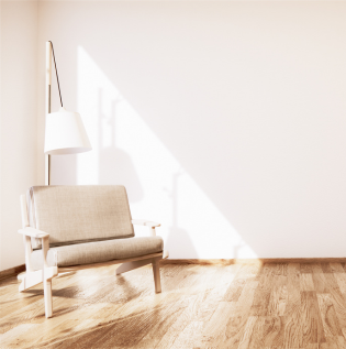 Cream Coloured Wall Design - Asian Paints