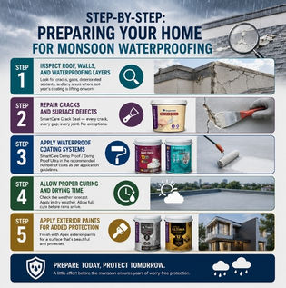 Step-by-Step: Preparing Your Home for Monsoon Waterproofing