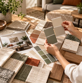 How Can I Choose the Right Colour Swatches for a Home Project and Compare Brand Options?