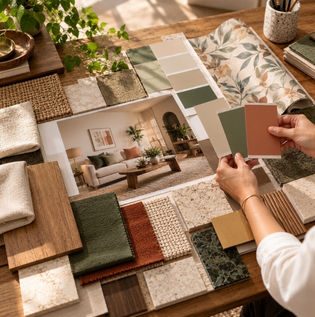 Using Mood Boards to Match Colours, Materials, and Finishes