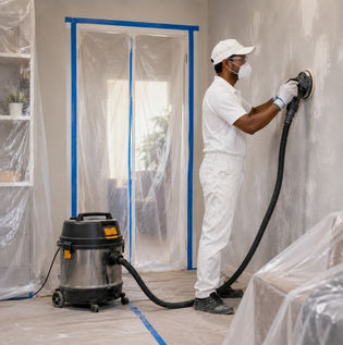 Professional Dust Control During Painting