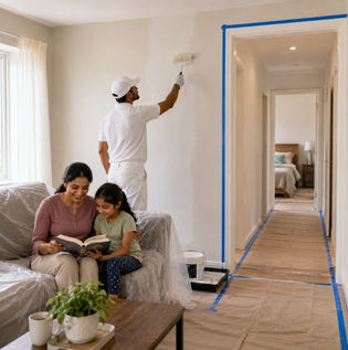Painting Occupied Homes With Minimal Disruption
