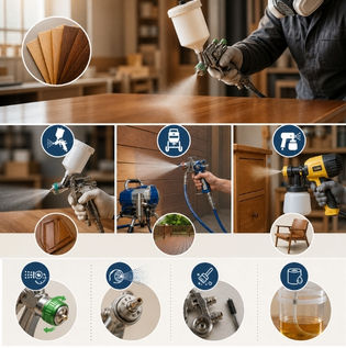 Best Spray Tools for Professional Wood Finishes