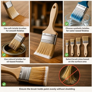 Best Brushes for Smooth Wood Finish Application