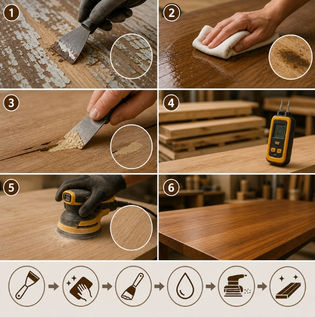Preparing Wooden Surfaces Before Applying Finish