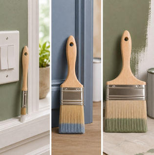 Choosing the right paint brush size for different painting tasks | Asian Paints