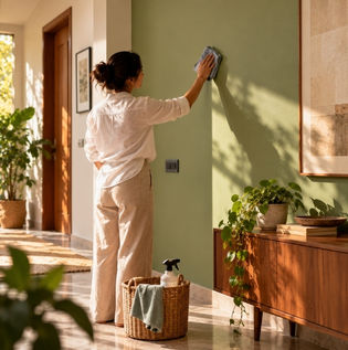 Daily Cleaning Methods for Painted Walls