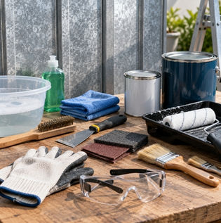 Complete Painting Kit for Galvanized Metal