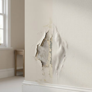 Peeling Paint from Moisture Damage