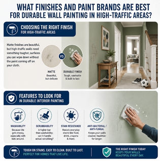 Best Durable Wall Paint Finishes for High Traffic Areas