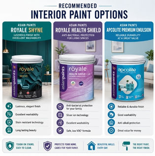 Recommended Interior Paint Options for Durable and Washable Walls