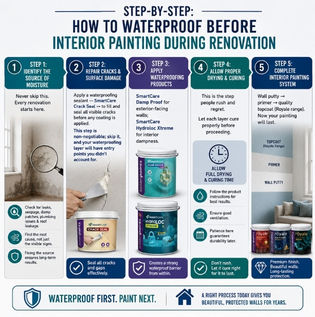 Waterproofing Coating for Exterior Wall Protection and Moisture Control
