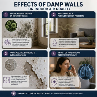 Effects of Damp Walls on Indoor Air Quality