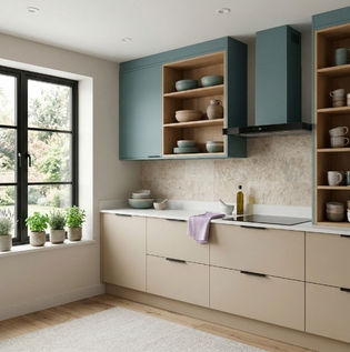 Balanced Kitchen Colours for Year Round Comfort