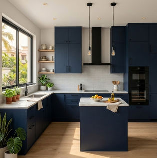 Deep and Dramatic Kitchen Colour Ideas