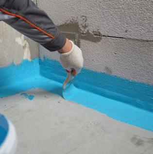 Application of Liquid Membrane Waterproofing