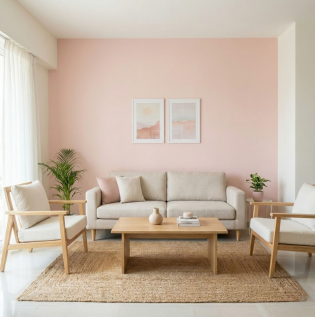 Delicate Pastel Hall Colour Palette