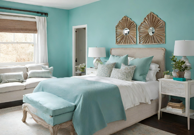 Blue paint as per vastu for the bedroom - Asian Paints