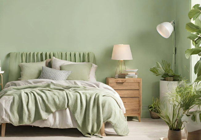 Green paint as per vastu for the bedroom - Asian Paints